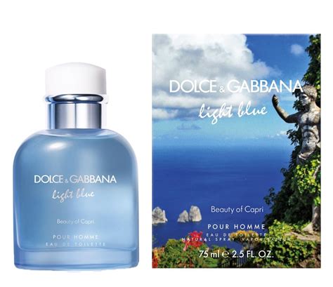 dolce gabbana light blue beauty of capri herren|dolce and gabbana light blue.